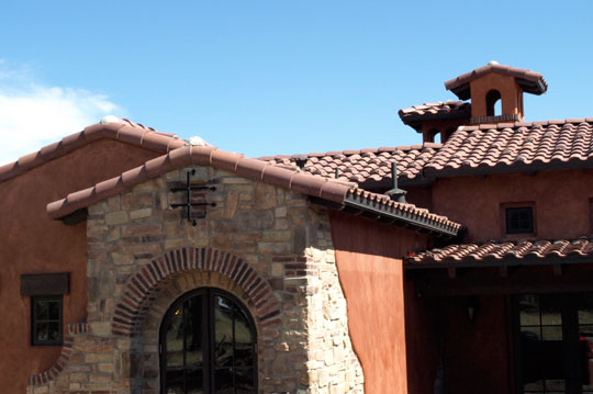 Tuscan Farmhouse Elevation